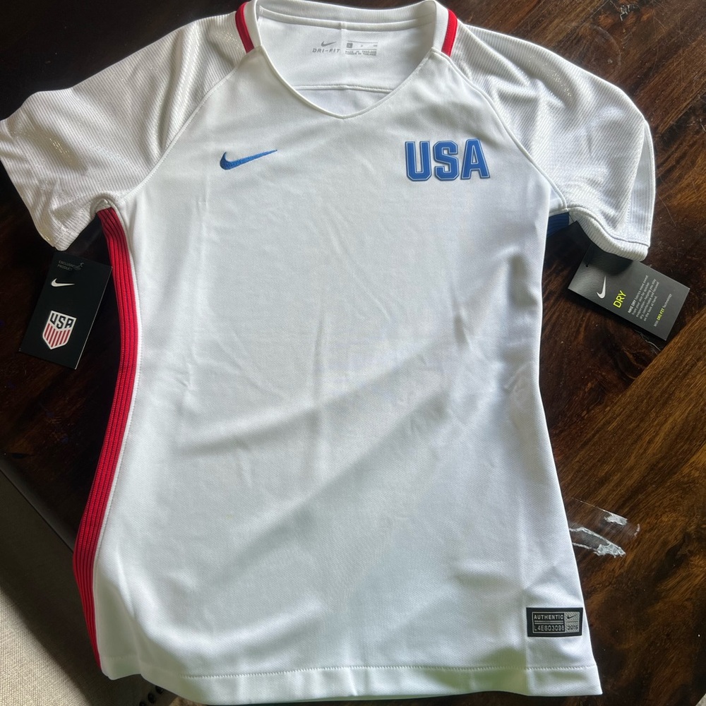 Nike USA Soccer Jersey White and Red